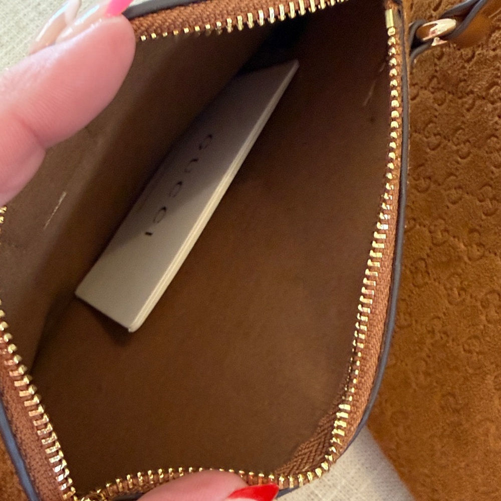 I N S P I R E D GG brown large suede tote - Picture 10 of 10